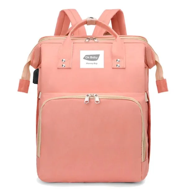 Mochila Maternal Con Cuna Cambiador